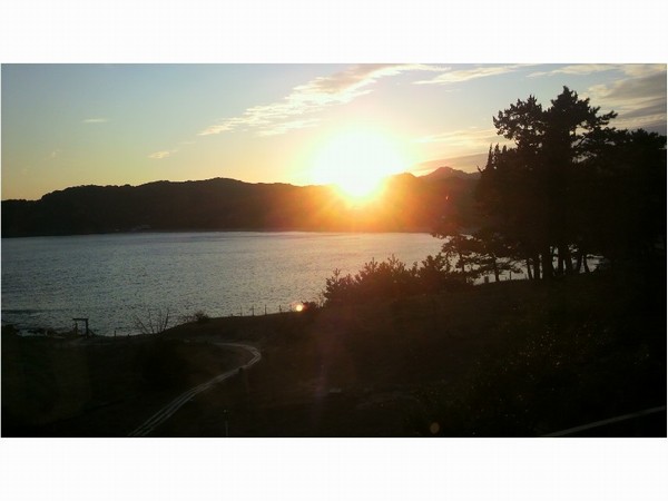 夕日