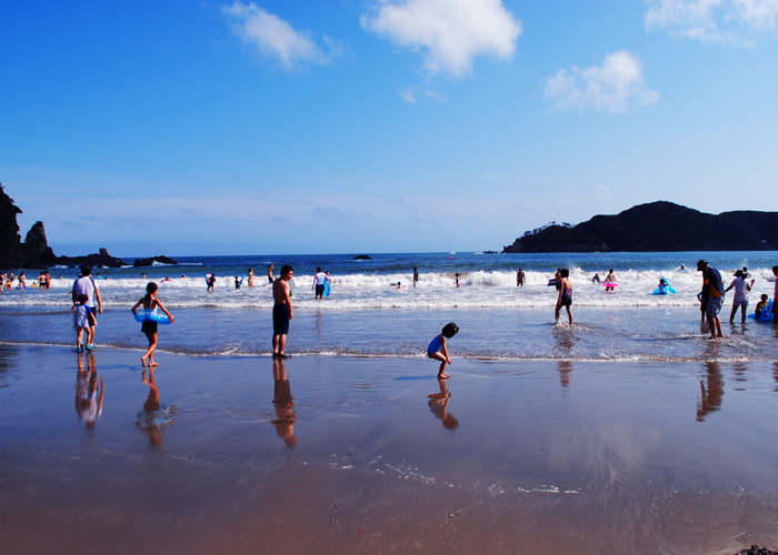 南伊豆弓ヶ浜海水浴場　夏