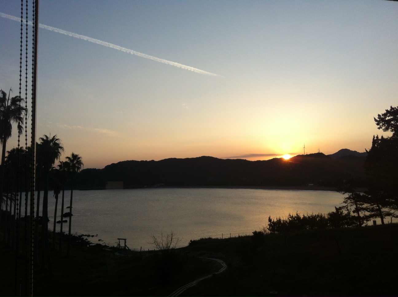 夕日