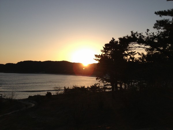 11月８日夕日