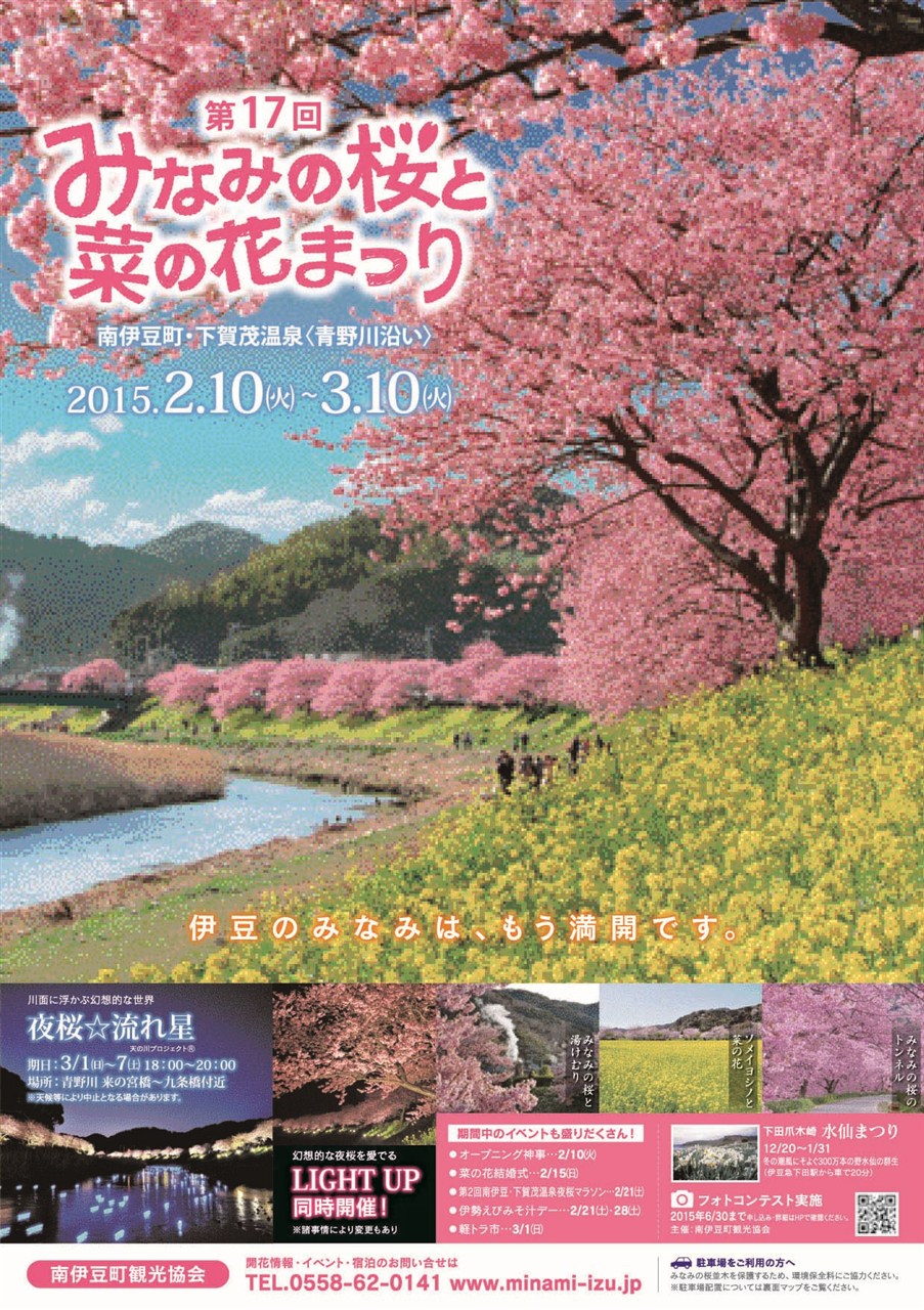 みなみの桜と菜の花まつり（表面）